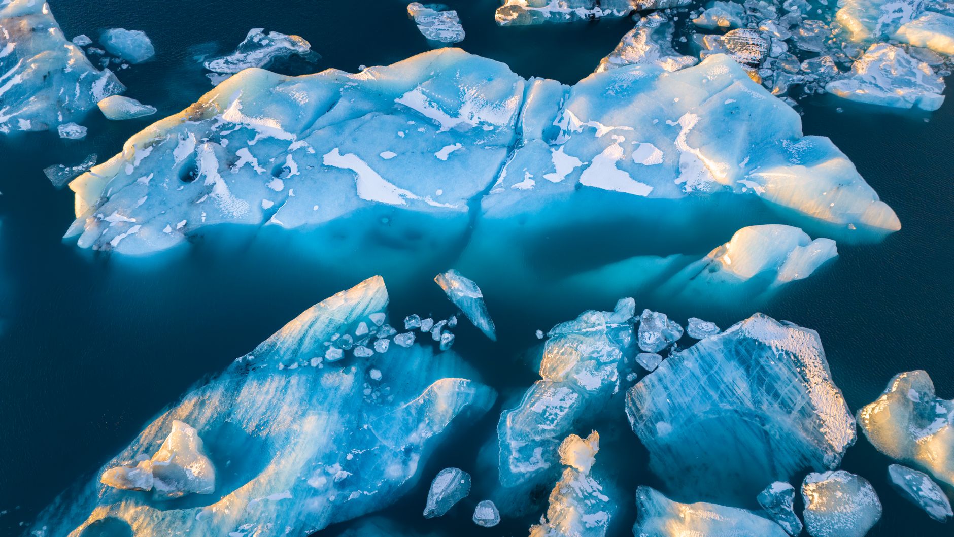 Glacier qui fond